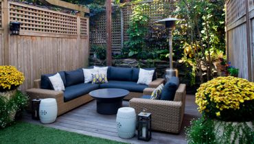 How do you clean deck furniture cushions?